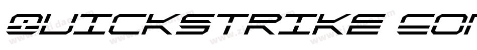 QuickStrike Condensed字体转换